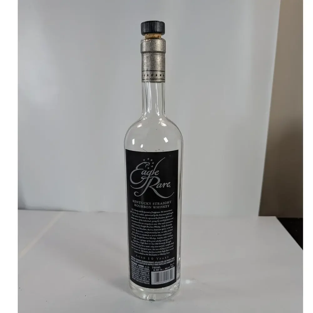 Eagle Rare 10 Year Kentucky Bourbon Whiskey Buffalo Trace Empty Bottle 750mL